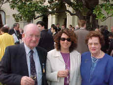 Allan Waugh and family at Government House, October 2001