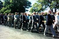 Sailors of the HMAS Mildura, ANZAC Day, Mildura, 1989